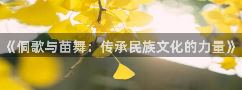 《侗歌与苗舞：传承民族文化的力量》